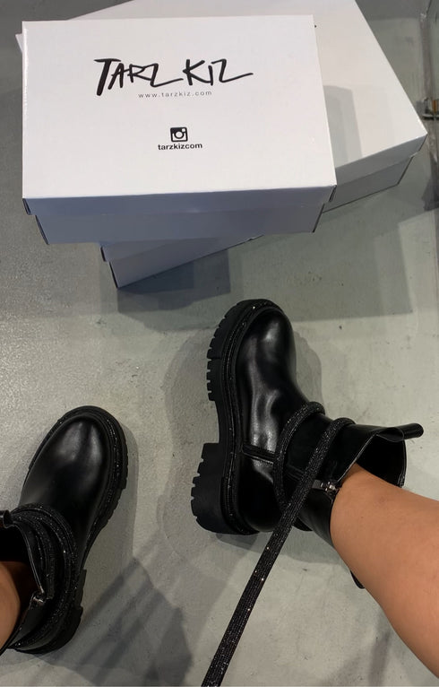 ASTON KRİSTAL TAŞLI BOOTIE